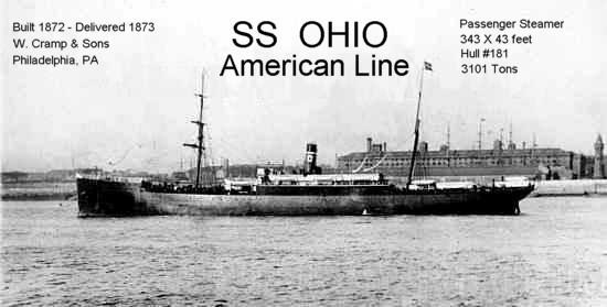 The SS Ohio before the sinking: The wreck of the SS