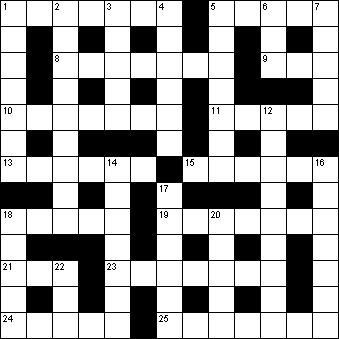APRIL CROSSWORD In this crossword there are TWO clues for each word. Can you work out which is TRUE and which is FALSE?