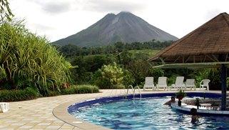 The 13 river pools have waterfalls, these beautiful falls, and the relaxing hydromassage they provide; together with spectacular views of the Arenal Volcano are the perfect finishing touch to make