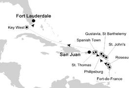 OUR SELECTION FOR YOU SAN JUAN FORT LAUDERDALE Departure 11. November 2019 10 days 3.060 per Person* incl. Early Booking Bonus FORT LAUDERDALE FORT LAUDERDALE Departure 22. November 2019 14 days 3.
