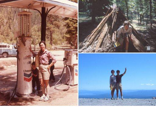 (left) We returned to this gas pump near Kennedy Meadows many times over the years, as the road to the Sonora Pass was