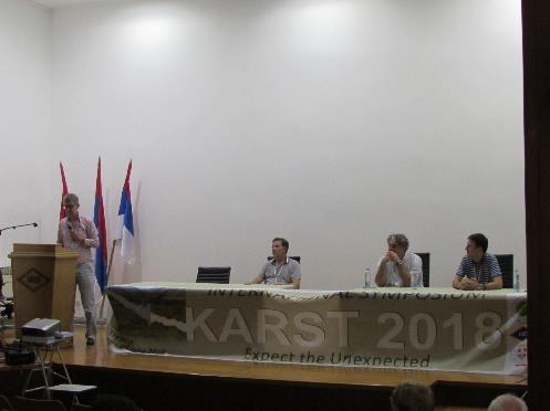 Closing ceremony Symposium Karst