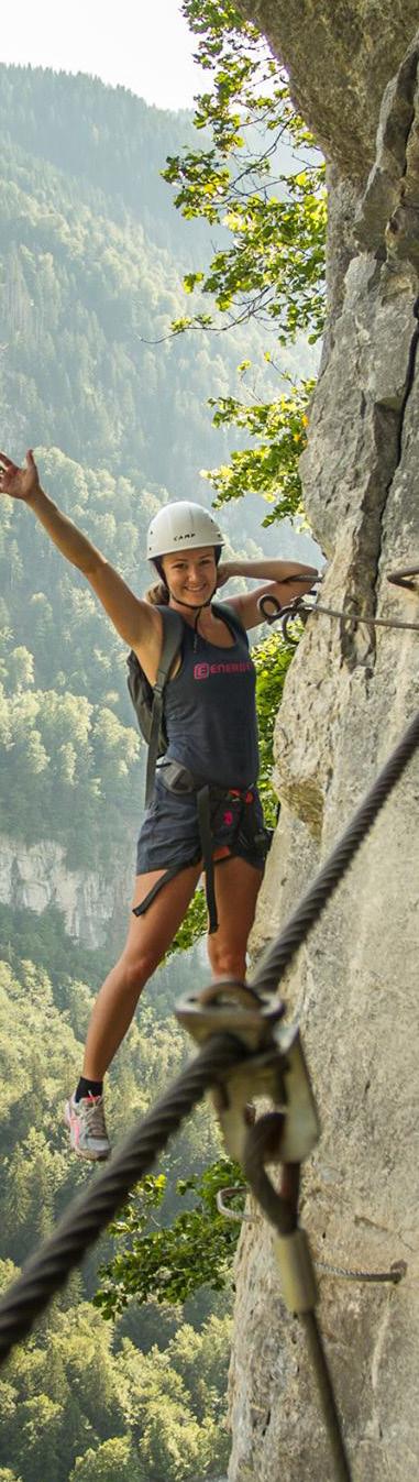 Via Ferrata A combination of hiking and rock climbing allowing you to explore exciting vertical faces With helmets, harnesses and a cable always connecting you to the rocks, you ll have the