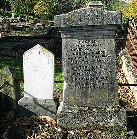The Southern Cemetery Dunedinʼs earliest recorded burial The earliest recorded burial is that on the tombstone of David Fourth
