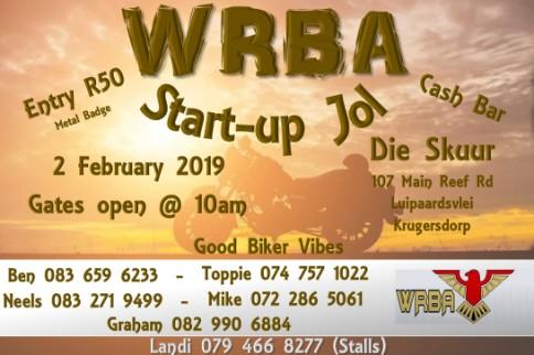 WRBA STARTUP JOL DIE SKUUR - Luipaardvlei 02 February 2019 Notification was posted in the Weekly News letter for a few weeks however on the day only a few Chapter