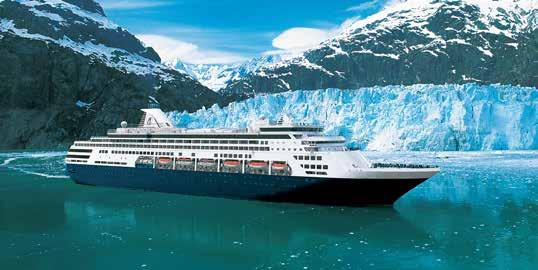 Tour Highlights Majestic Mountains, Magnificent Glaciers & Fascinating History Courtesy of Alyeska Resort Holland America Line Glacier Bay National Park & Preserve Joined by a National Park Service