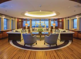 staterooms on the lower deck to 2 full-width King suites Over 9,000 square feet of space