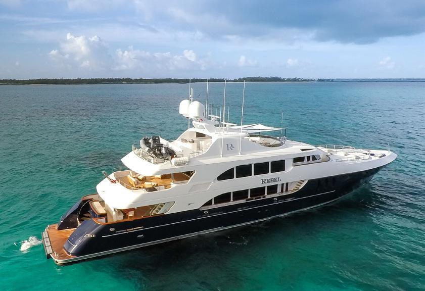 0 6 REBEL 157 (48m) : Trinity : 2005/2015 10 GUESTS : 05 CABINS : 09 CREW
