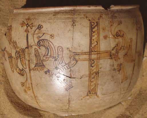 Bowl decorated with a painted