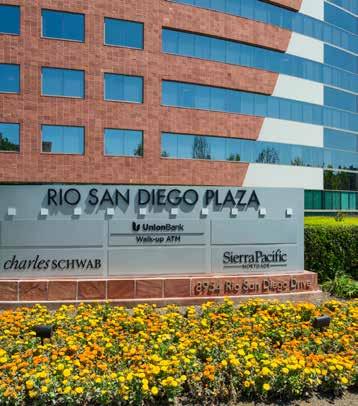 Built in 2001, Rio San Diego Plaza offers tenants a centrally located Mission Valley address, with immediate access to