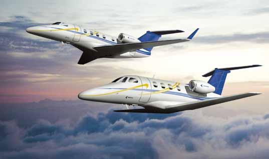 expanded its portfolio of executive aircraft with the manufacture of entry-level, light, large, midsize and mid-light jets to meet the different needs of a broader range of customers.