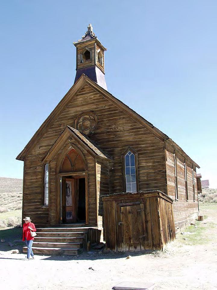 is a ghost town located in the high desert 8,379 feet above sea level. Gold was discovered here in 1859.