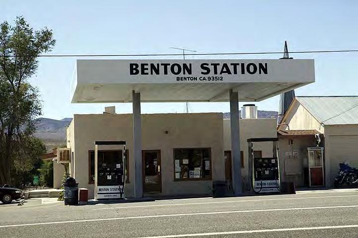 Benton The town of Benton was a supply center for mines that were