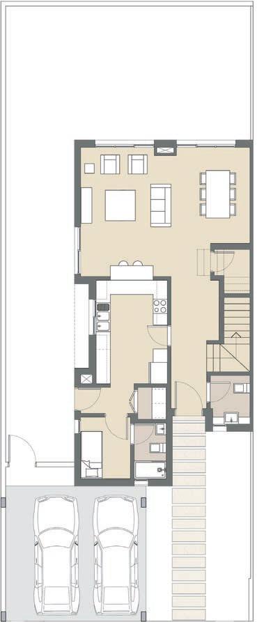 3 BEDROOM Semi-Detached Suite Area 2219 Sqft (206.15 Sqm) Balcony 62 Sqft (5.