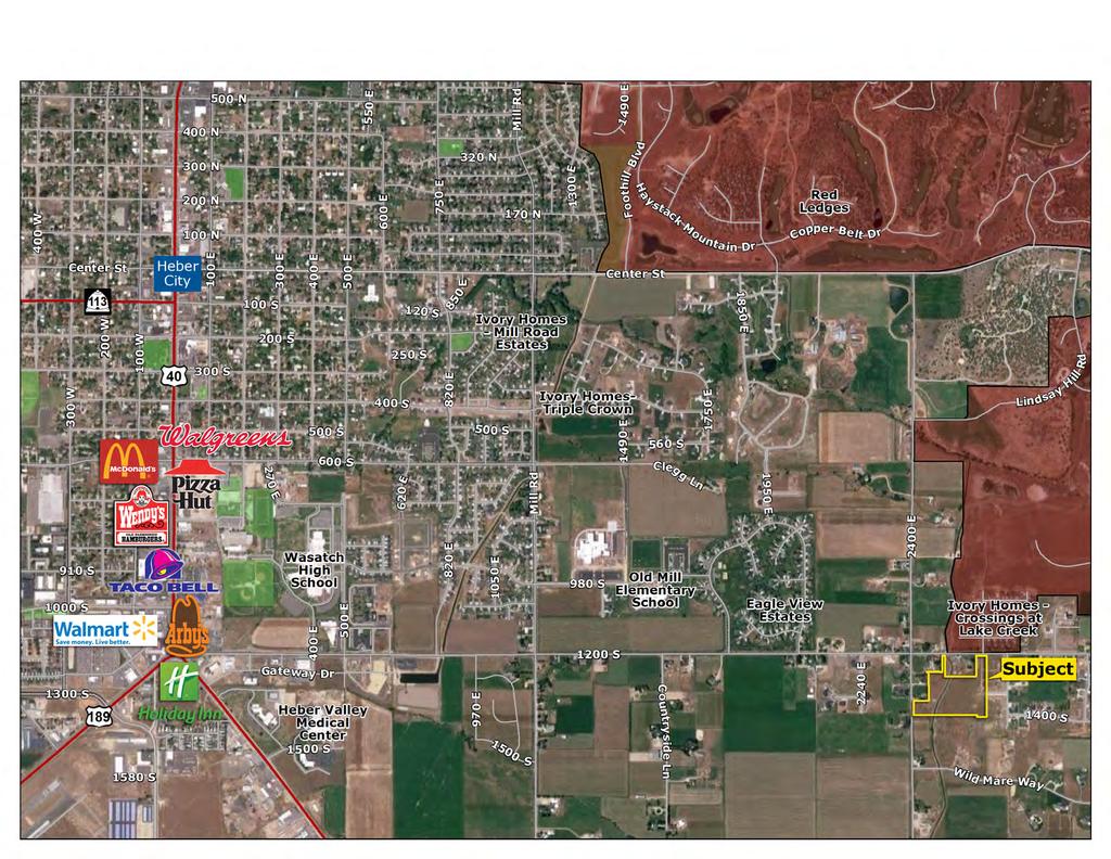 HEBER 12.62 EXCLUSIVE LISTING HEBER CITY, WASATCH COUNTY, UTAH SIZE ±12.