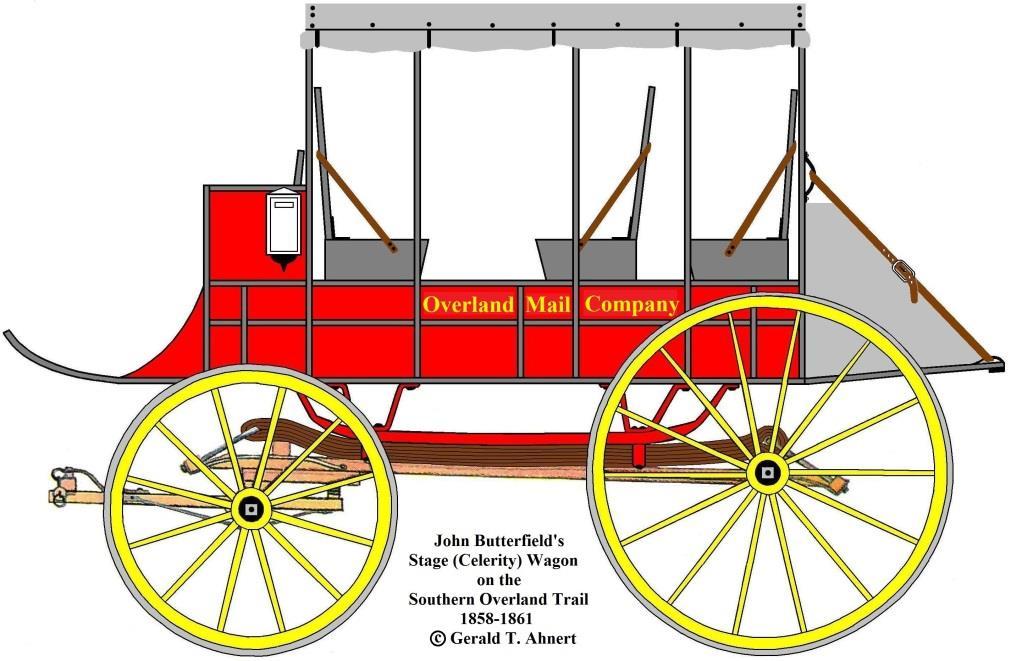 How Stagecoaches Helped Tucson Develop Two types of stagecoaches were used on the Butterfield Trail: large, highquality Concord stagecoaches and much smaller Celerity stage wagons.