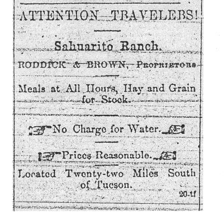 How Stagecoaches Helped Tucson Develop mail and passengers between Tucson and Altar, Sonora Mexico, with connections southward to the Sonoran capital Hermosillo and the important Gulf of California