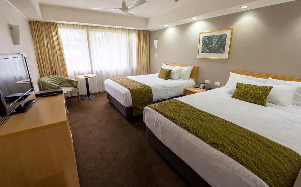 Accommodation The Copthorne Hotel Rotorua boasts 110 comfortable guest rooms consisting of 48 standard rooms, 59 superior rooms and 3 suites.