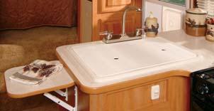 Décor A B A E A C D F D C The optional double sink cover is a useful addition when