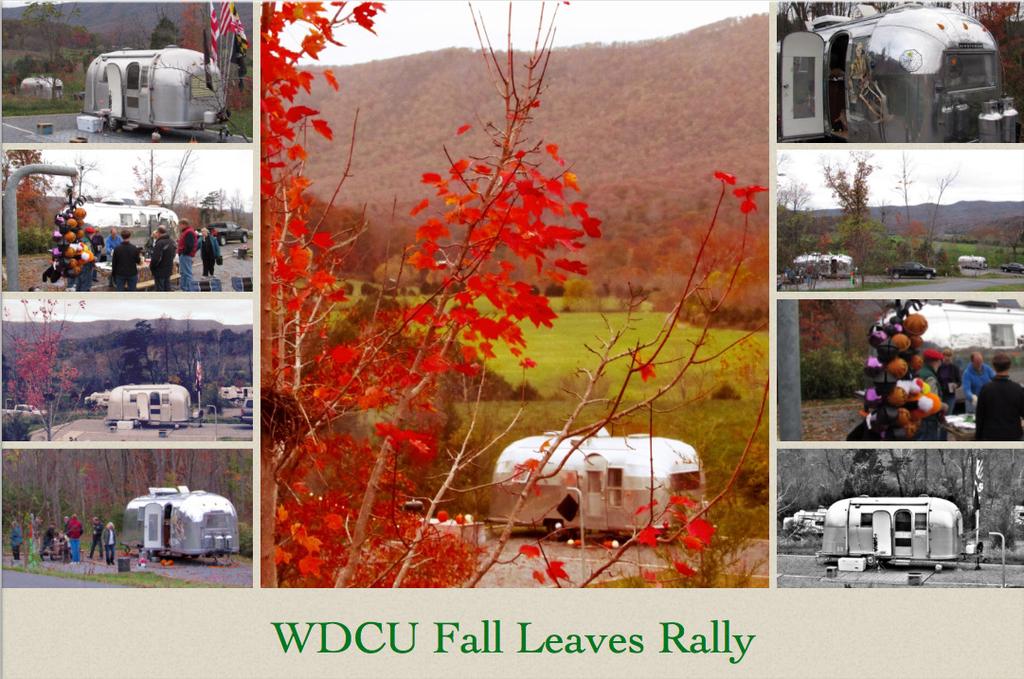 Fall Leaves Rally Oct 30 Nov 1, 2015 Host: Michael Vallen According to Michael there were 7-8 trailers at the rally.