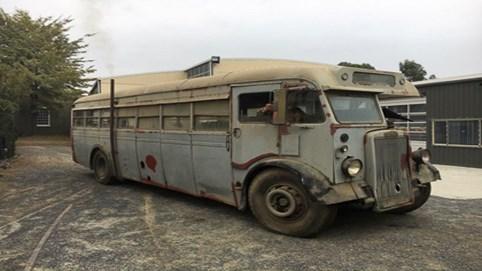 The bus is in its original condition as donated and is operational.