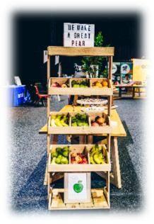 Two full registrations with access to sessions, daily catering, Welcome Reception, Poster Session and Gala Dinner Provision of one wooden stand including 100 pieces of fruit per day, to be placed in
