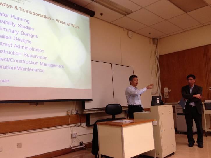 Career Talks Career talks were conducted at Hong Kong University, Hong Kong University of Science and Technology and Hong Kong Polytechnic University for civil engineering students between November