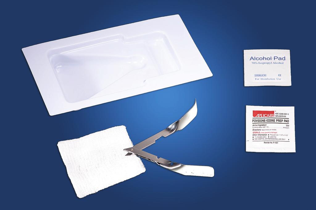 Staple Removal Tray REF # DESCRIPTION PACKAGING OR4002 Compartmentalized Plastic Tray with