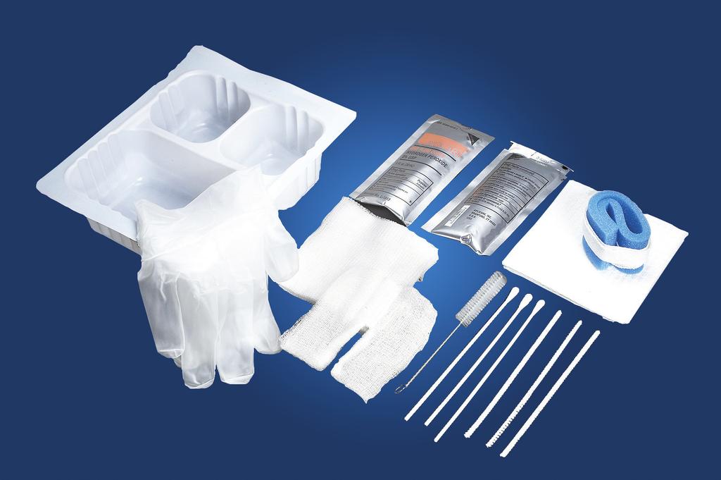 Tracheostomy Care Tray REF # DESCRIPTION PACKAGING RE40021 Plastic Tray 800ml with Tyvek Lid Towel/Underpad, 18" x