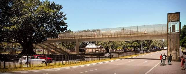 Footbridge Anzac Parade Anzac Parade Footbridge- Dr Agnes Bennett Footbridge (Bridge) Anzac Parade Footbridge Dr Agnes Bennett Footbridge Footbridge location This footbridge is located along Anzac