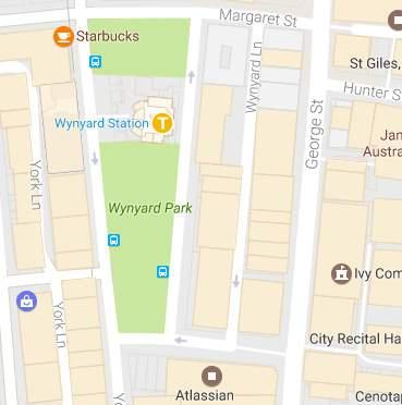 No alternate options are being considered. This stop is located on George Street opposite Wynyard Station between Hunter Street and King Street.