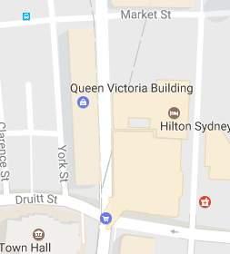 Stop 4 Queen Victoria Building - QVB (Landmark) Queen Victoria Building QVB Existing landmark and bus interchange 3 characters QVB is a widely recognised abbreviation