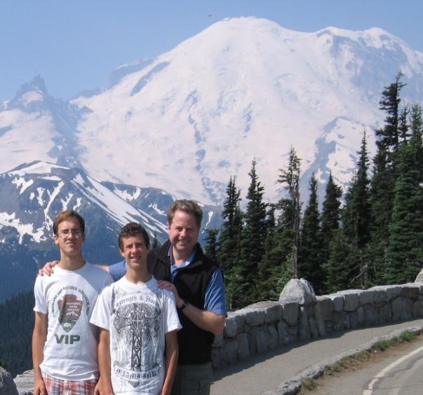 About Jay Sorensen, Writer of the Report Jay, with sons Aleksei and Anton, in the Sunrise area of Mount Rainier National Park in the state of Washington.
