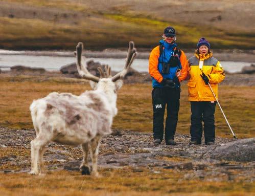 DAYS 3 TO 6 EXPLORING SPITSBERGEN Exploring Spitsbergen, the largest island in the Norwegian Svalbard archipelago, rewards you with abundant wildlife and austere beauty.