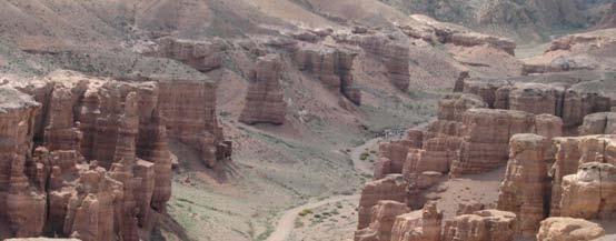 June 1 (Oct. 4) Almaty - Charyn Canyon Almaty Our last day of sightseeing will take us to the Charyn Canyon.