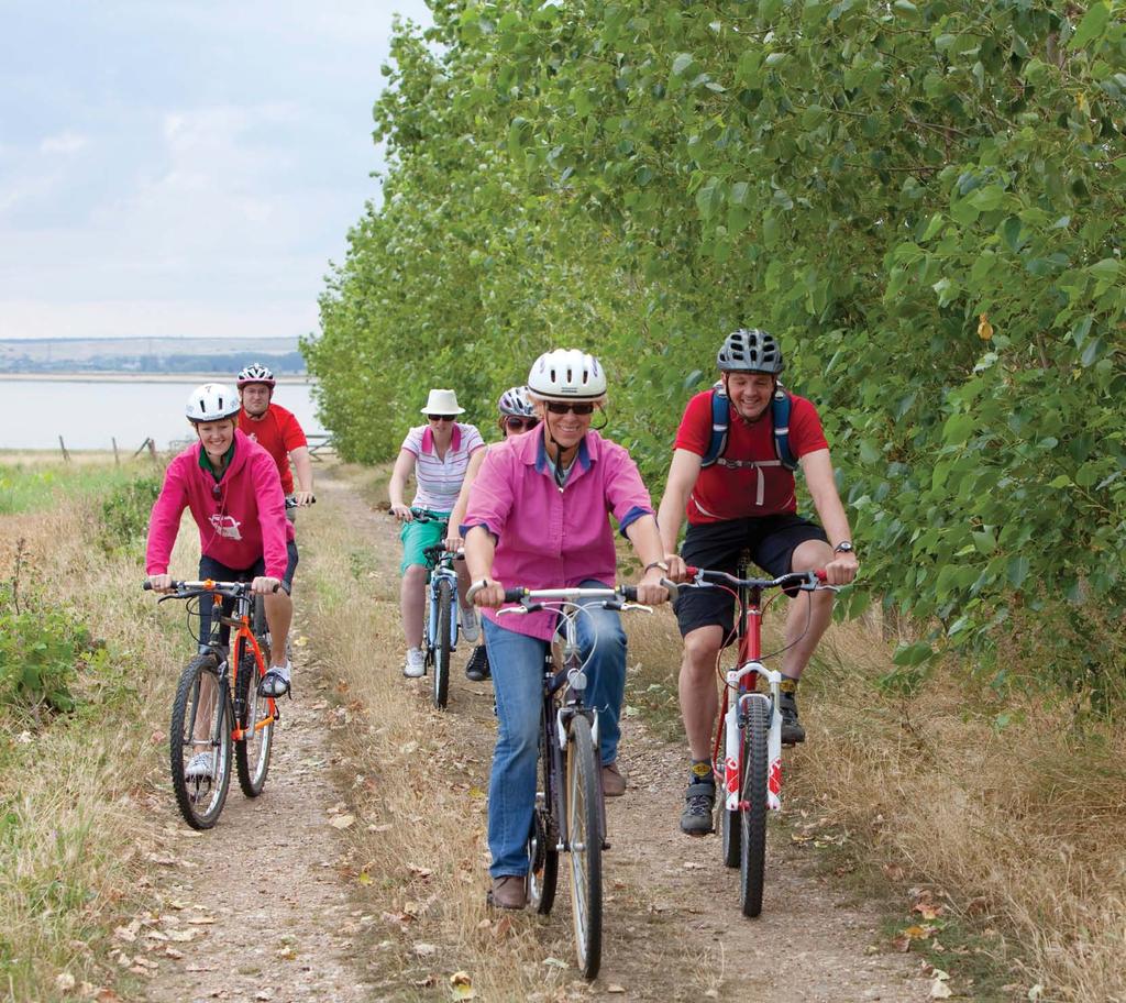 The Isle of Harty Trail (9.5km) and the Sheerness Way (9km) are both flat and suitable for families. The majority of both routes are traffic free with some sections on road.