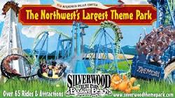 557. Two Silverwood Theme Park Tickets Two passes for the 2017 season at Idaho's