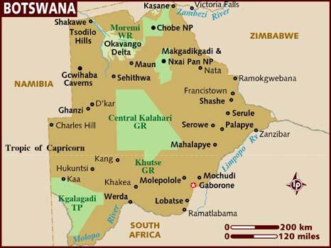 PROPOSED ITINERARY Day 1 - Sunday, March 20 Clients fly independently to Maun, Botswana.