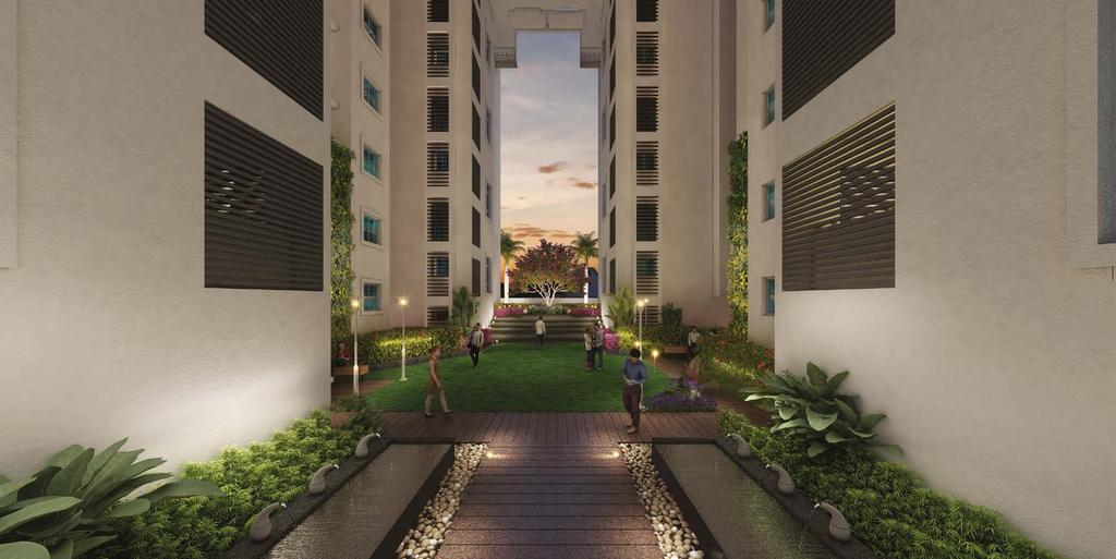 COME HOME TO TRUE LUXURY Grand Entrance And Exit Portal» Arrival Plaza With Water Feature/Sculpture» Grand Central Lobby For Each Tower» Children s Play Areas» Jogging Tracks» Gazebos» Serene Water