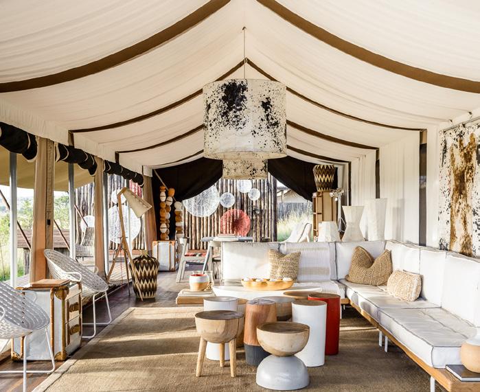 WELCOME TO SINGITA MARA RIVER TENTED CAMP Situated in the remote Lamai triangle in Tanzania, this permanent tented camp is a modern take on the classic East African safari.