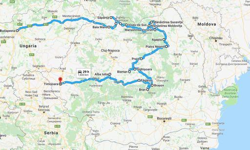 FROM EUROPE TO ROMANIA CODE EURO SHORT ITINERARY (1900km in Romania) 6 days / 5 nights 9 days / 8 nights Cities and attractions (in chronological order) Maramures: the 8 wooden churches of Maramures