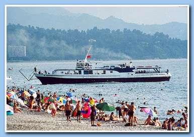sunbathing o Average sea water t = 21-29 o Sea resorts: Batumi,