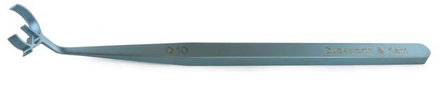 Markers 9-850 Pallikaris LASIK Blade Marker Flat handle, length 106.0mm Marks 10.0mm x 240 with central line from centre to 1.5mm beyond the diameter and line 90 to that line, 2.5mm below.
