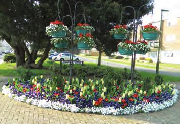 Rustington-In-Bloom Rustington, this Easter looked beautiful, especially on Bank Holiday Monday when we had glorious weather, with the pastel colours of flowers almost glowing in the bright, clear