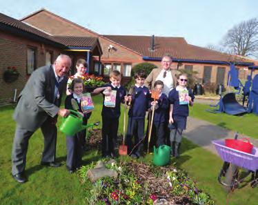 Schools Bulb Planting The Chairman of the Parish Council recently joined pupils at Georgian Gardens Community Primary School, Rustington Community Primary School and Summerlea Community Primary