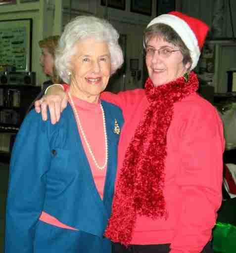 Monterey Bay 99s established August 14, 1965 Geneva & Sarah at the MB99s Holiday Party.