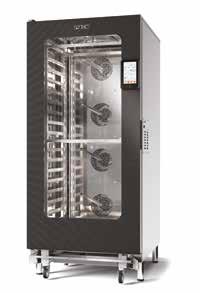 COLOMBO Combi steamer ovens for gastronomy and pastry EN 600x400 or GN 1/1 20/16 trays AVAILABLE WITH HANDLE (see code at the bottom of the page) 20/16 trays Compatible trays Load