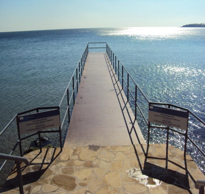 pier with panoramic views of the sea and Sozopol.