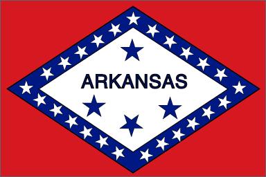 Arkansas Arkansas has a varied landscape of plains, mountains, forests, rivers, cattle farms, industrial centers and oil wells.