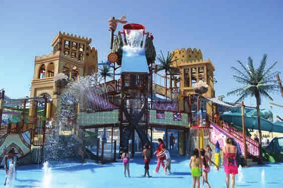 World s Largest Water Play Structure LARGE STRUCTURES RainFortress A waterpark centerpiece!